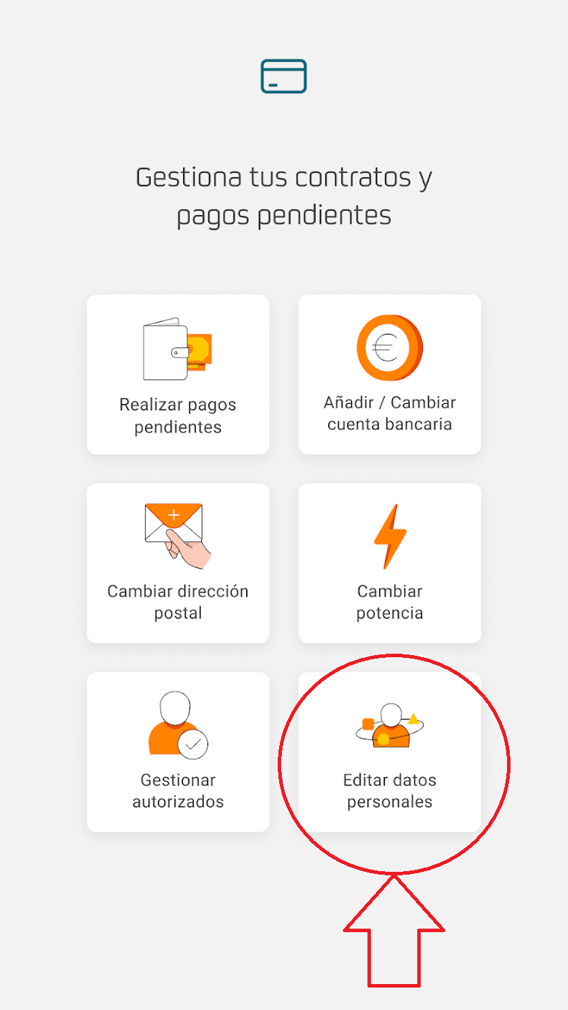 Cambiar titular Régsiti online