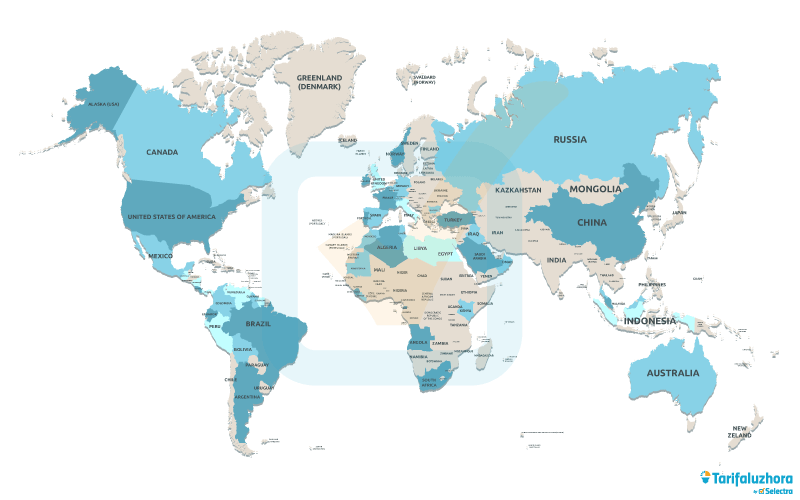Mapa de repsol en el mundo