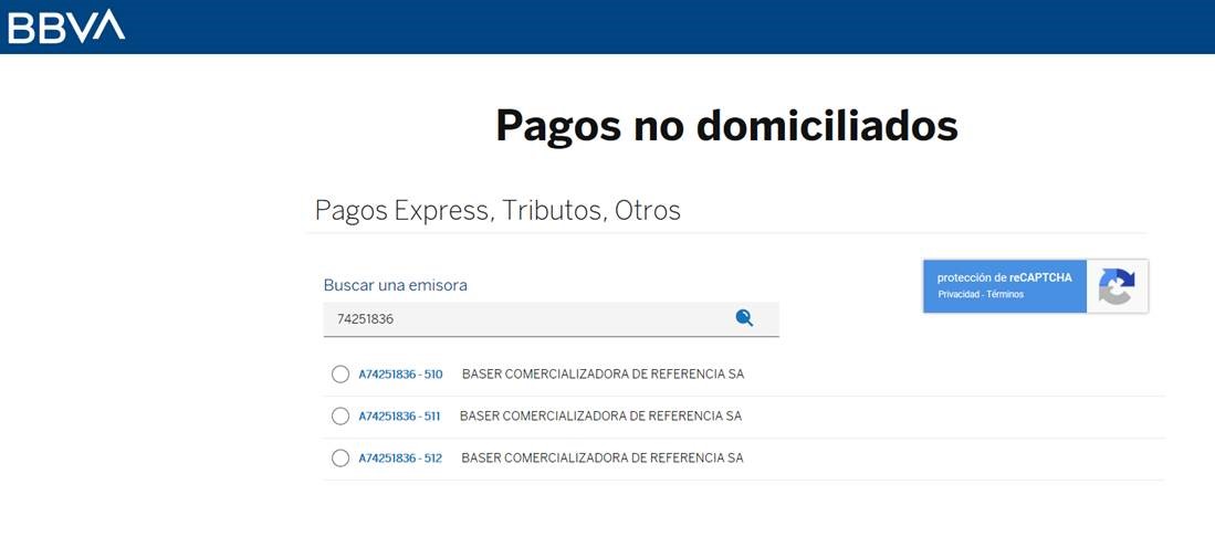 Documento de Pago BBVA