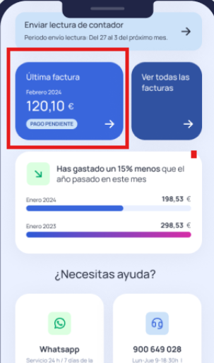 Pago Facturas Área Clientes Factor Energía