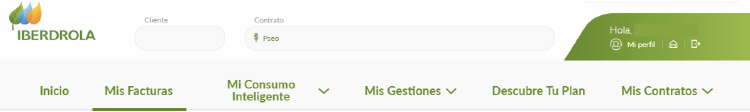 Facturas área clientes de Iberdrola