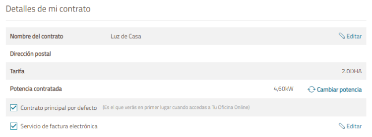 Detalles del contrato de Régsiti
