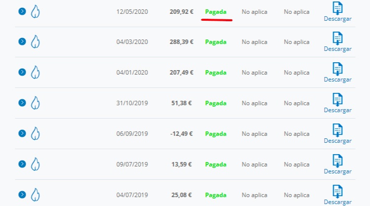 pagos factura endesa