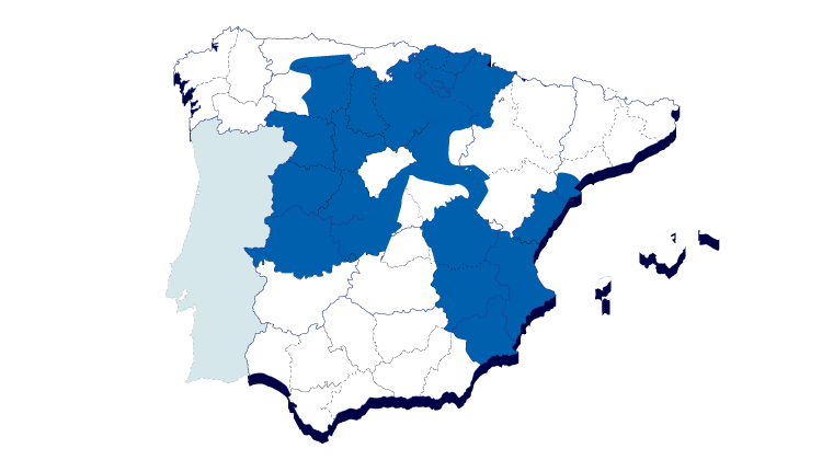Mapa de distribución de i-DE