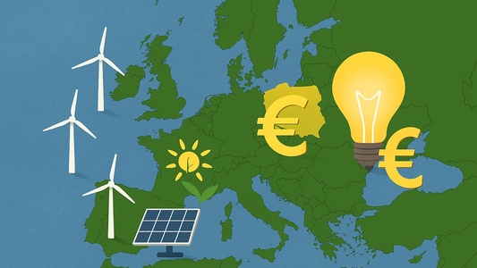 Precio luz SPOT España más baratos de noviembre en Europa