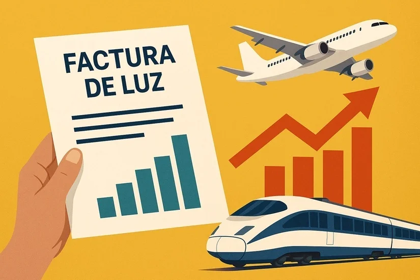 Inflación octubre España por electricidad y transporte